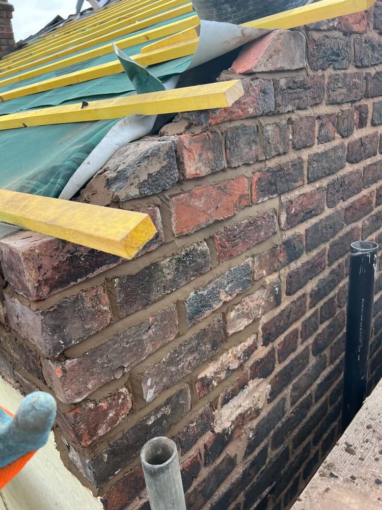 Brick Gable End Repair — Birkenhead — photo 1